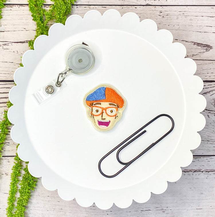 Tube Guy Feltie Badge Clip, Bookmark, or Magnet