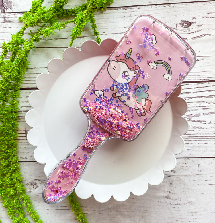 Pink Unicorn Shaker Brush