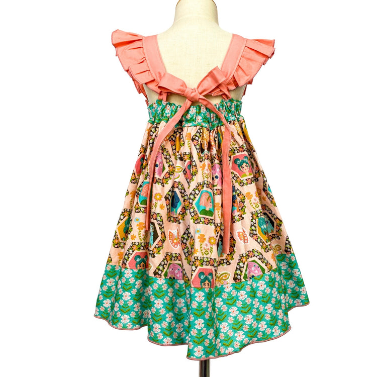 Groovy Girl Flutter Dress