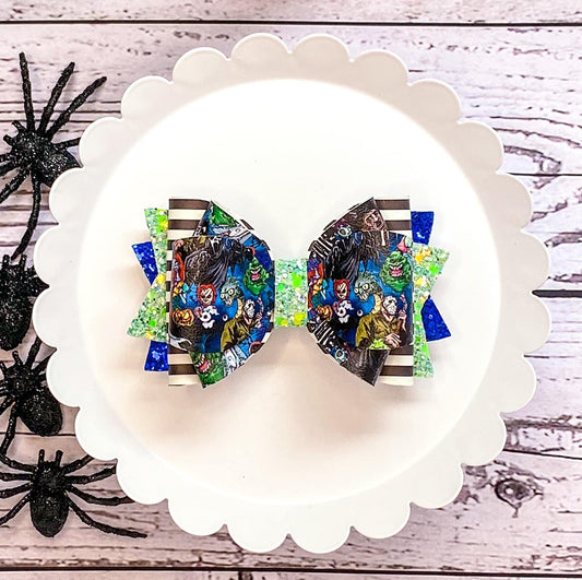 Horror Crew Triple Loop Bow