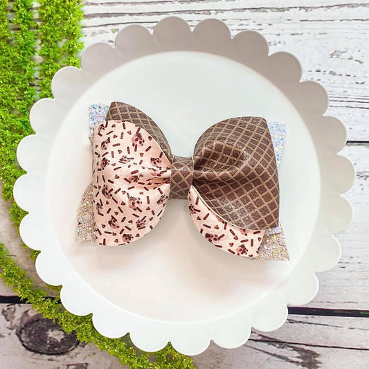Rocky Road Twisted Pinch Bow