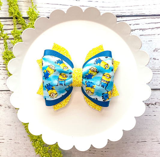 Yellow Helpers Pinch Bow