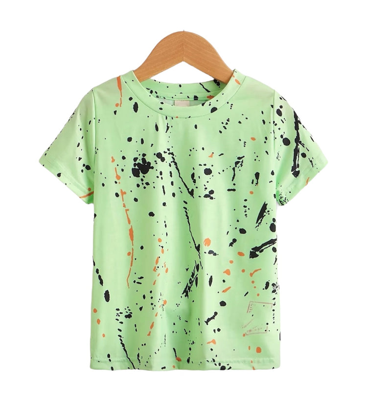 Green Splatter Tee