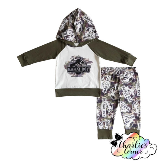 Jurassic Dino Hoodie Set