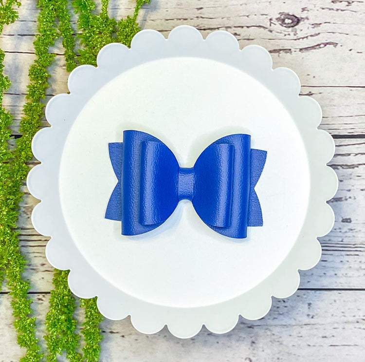 Royal Blue Classic Bow