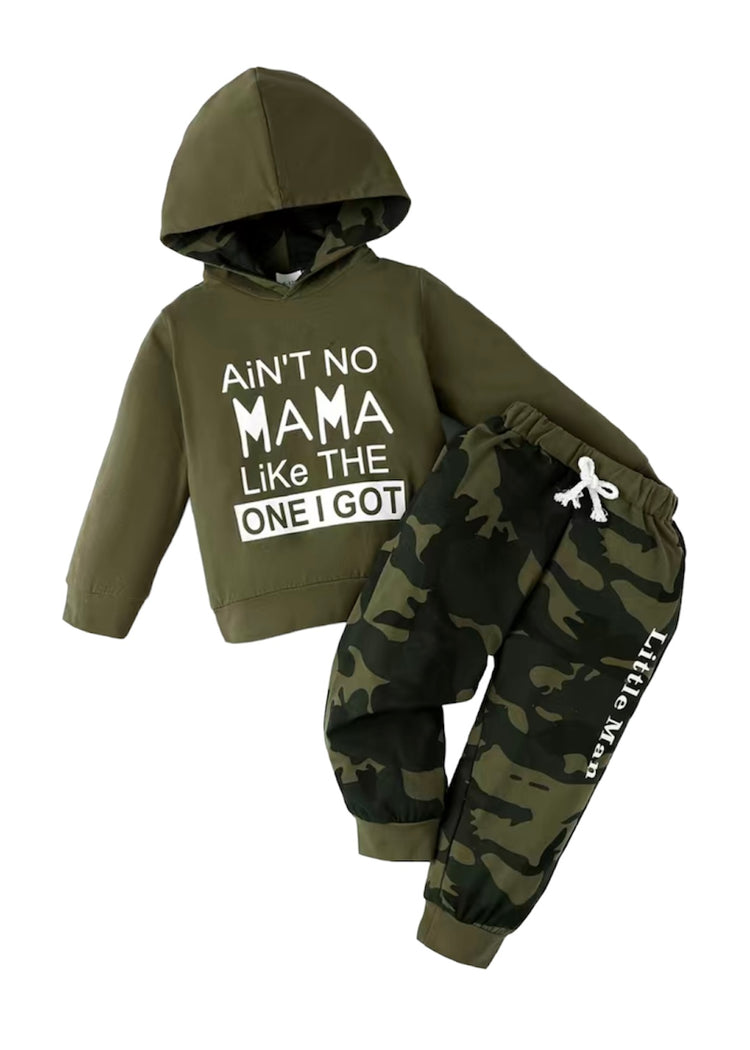 Camo 2pc Jogger Set