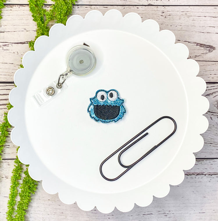 Cookie Guy Feltie Badge Clip, Bookmark, or Magnet