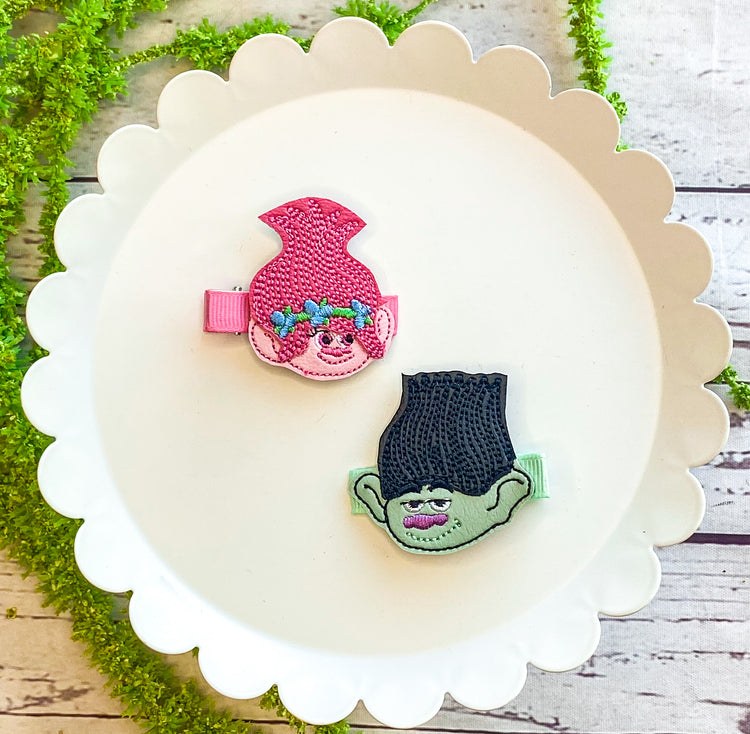 Musical Creatures Hair Clips