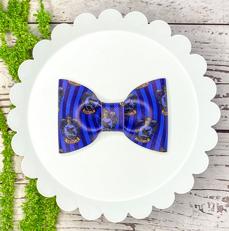 Blue House Bow Tie