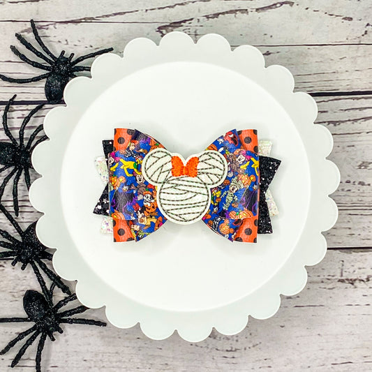 Mummy Mouse Triple Loop Bow