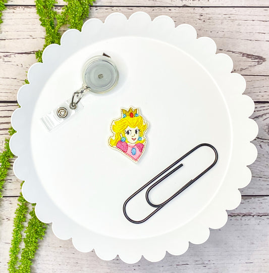 Game Princess Feltie Badge Clip, Bookmark, or Magnet