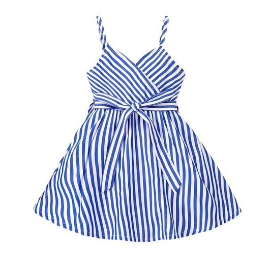 Blue Striped Dress