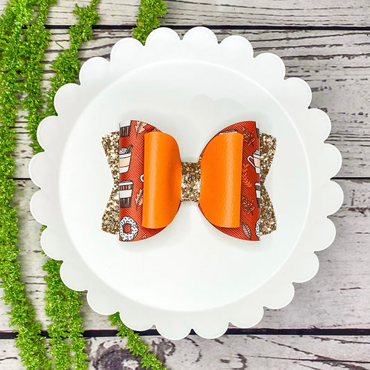 Pumpkin Spice Classic Bow