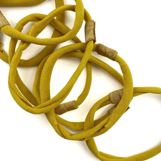 Mustard Nylon Interchangeable Headband