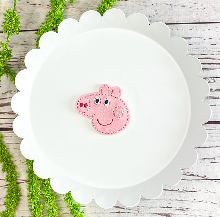 British Pig Feltie Badge Clip, Bookmark, or Magnet