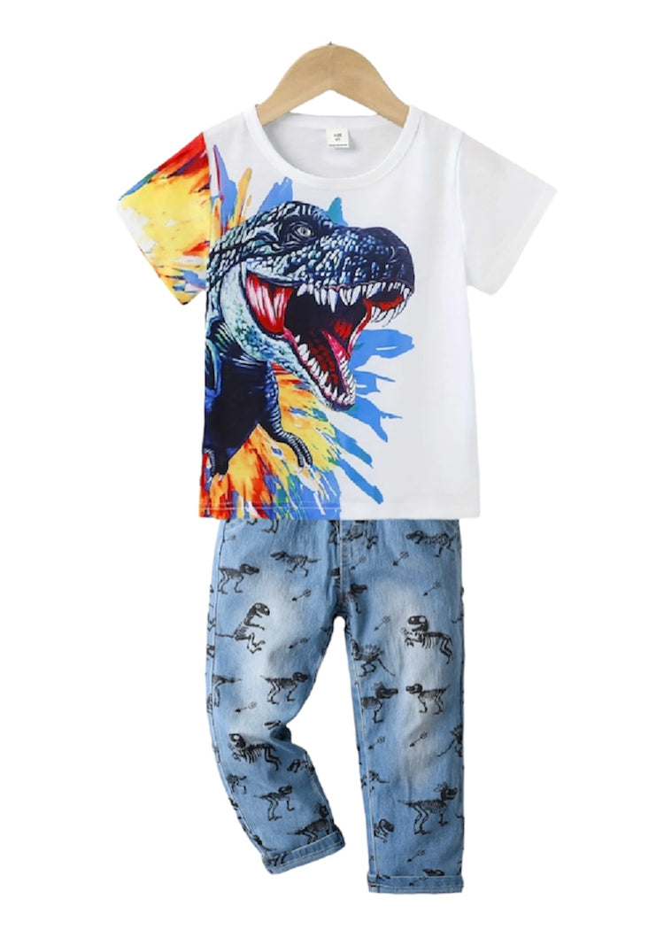 Dino Tee and Jeans